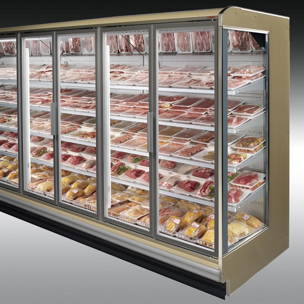 Vertical Glass-Door Refrigerated Cabinet, Remote