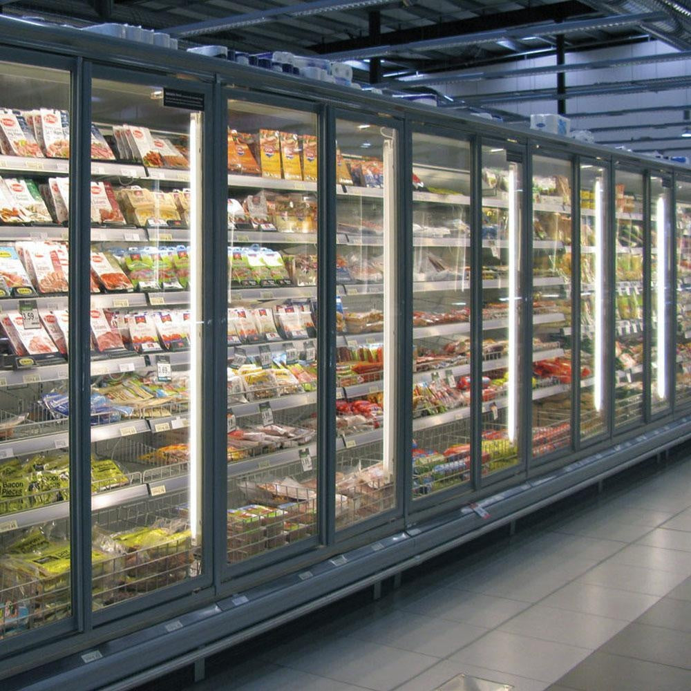 Vertical Glass-Door Refrigerated Cabinet, Remote