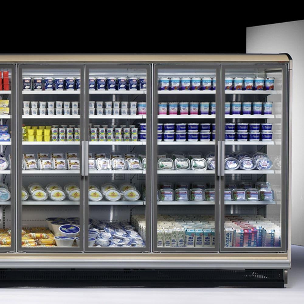 Vertical Glass-Door Refrigerated Cabinet, Remote