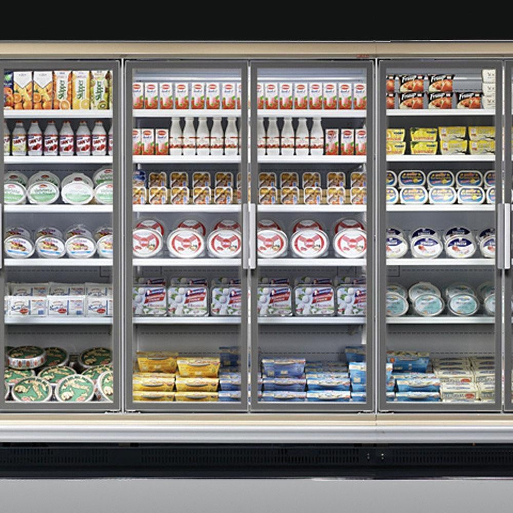Vertical Glass-Door Refrigerated Cabinet, Remote