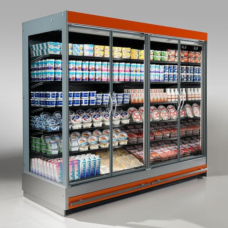 Vertical Glass-Door Display Cabinet