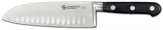 Santoku Knife, Granton Blade, 18 cm