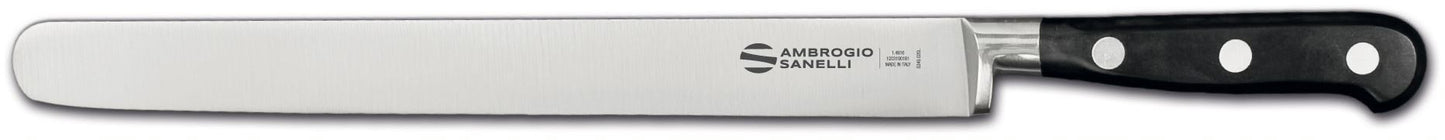 Colour Ham Slicer Knife, 250 mm, Black Handle