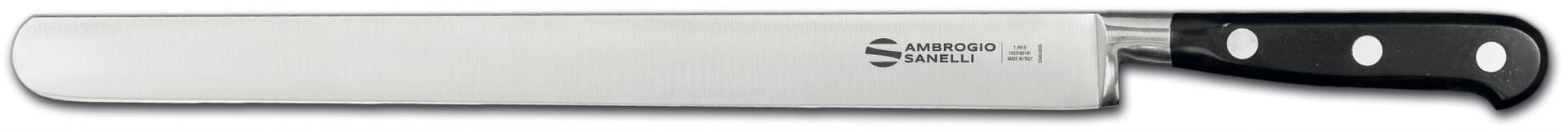 Ham Slicer Knife, 30 cm, Black Non-Slip Handle