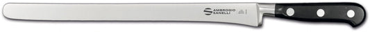 Narrow Ham Slicer Knife, 29 cm, Black Handle
