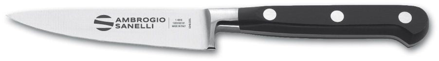 Supra Paring Knife, 10 cm, Black