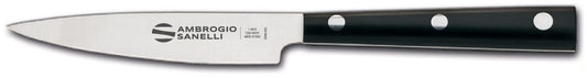 Paring Knife, 10 cm, Black Non-Slip Handle