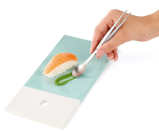 Chef Tasting Spoon & Tweezers Combo, Stainless Steel