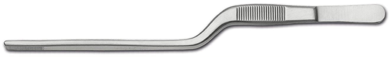 Cranked Chef Tweezers, Stainless Steel, 30 cm