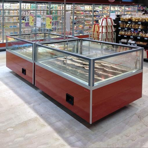 Open Refrigerated Island Display, 880–2400 mm