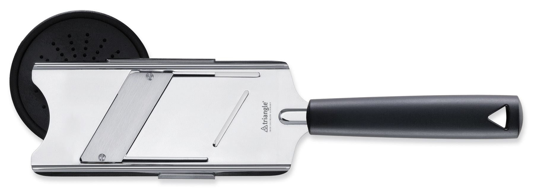 Fine Slicer with End-Holder, 27 cm, 0–3 mm