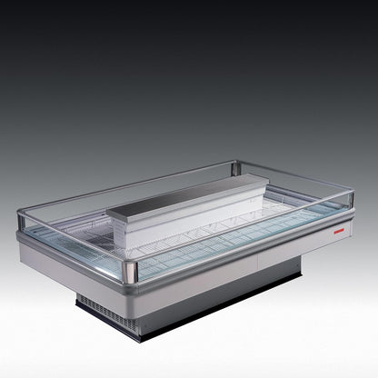Open Refrigerated Island Display Case