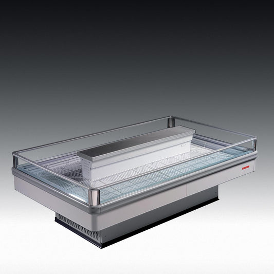 Open Refrigerated Island Display Case