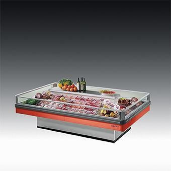 Open Refrigerated Island Display Case