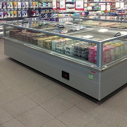 Closed Refrigerated Island Display, Plug-In, 880–2400 mm