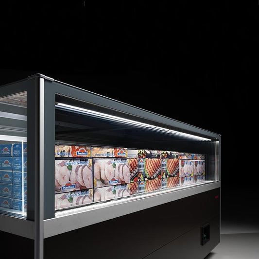 Closed Refrigerated Island Display, Plug-In, 880–2400 mm