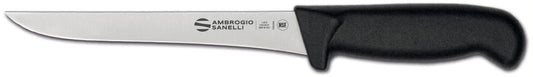 Supra Black Narrow Boning Knife, 18 cm