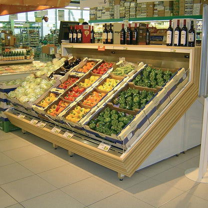 Open Semi-Vertical Refrigerated Display