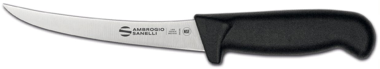 Supra Boning Knife, Stiff Curved Blade, 15 cm