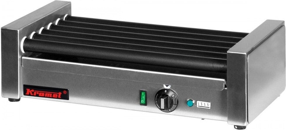 Electric Roller Grill, 6 Rollers, 45 mm, 0.9 kW