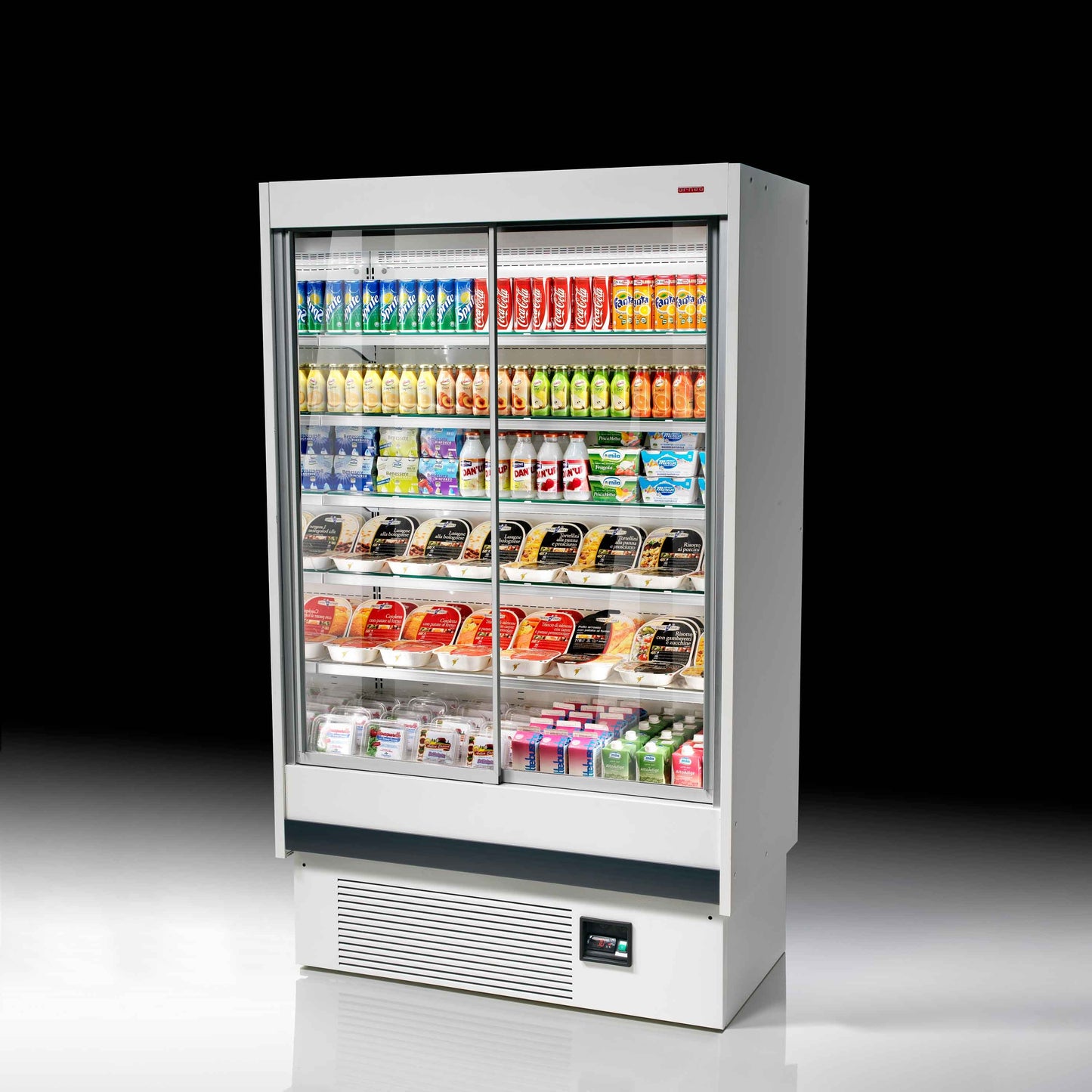 Vertical Glass-Door Refrigerated Display Cabinet