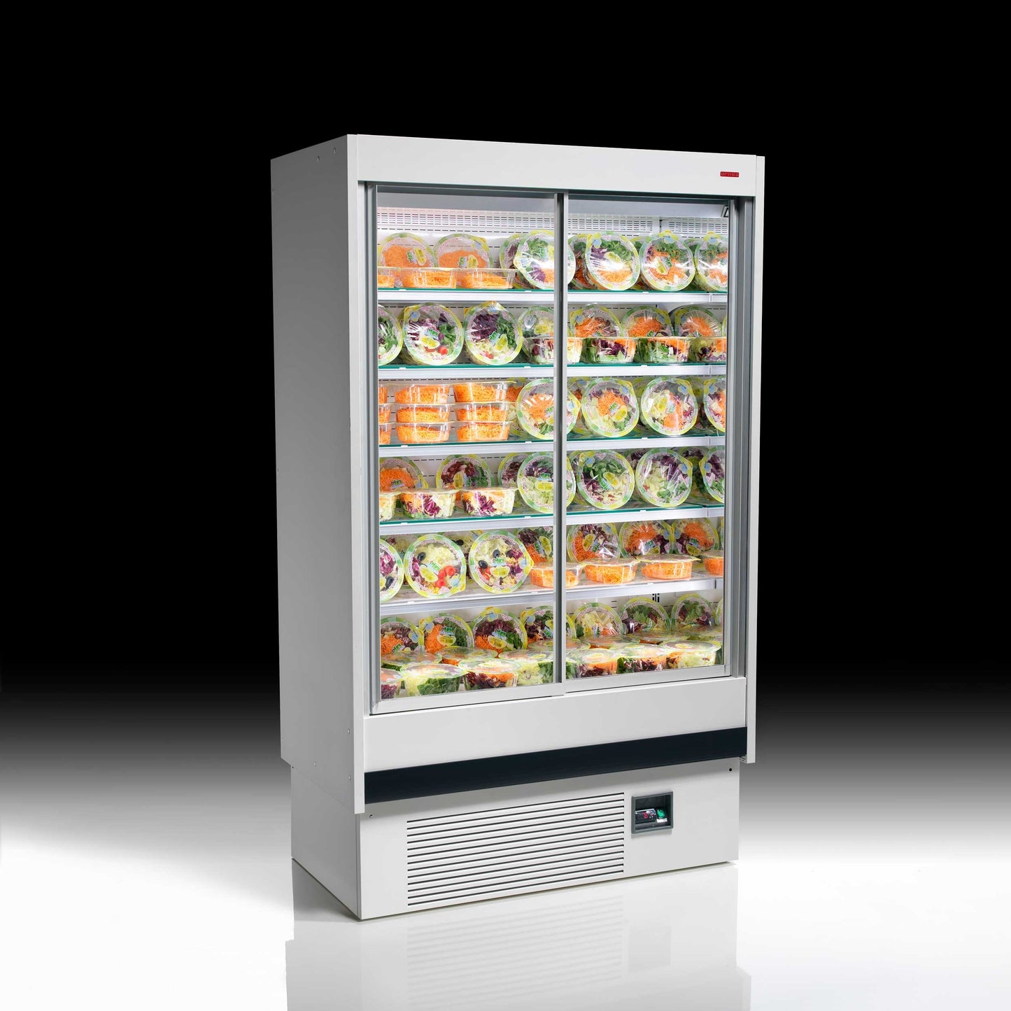 Vertical Glass-Door Refrigerated Display Cabinet