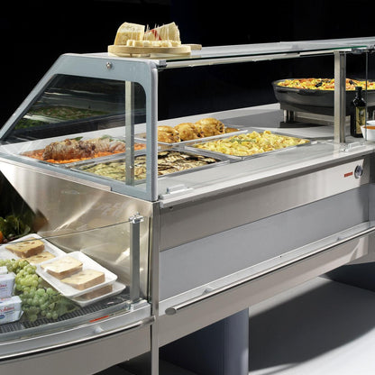 Heated Serve-Over Counter, Stainless Steel Interior