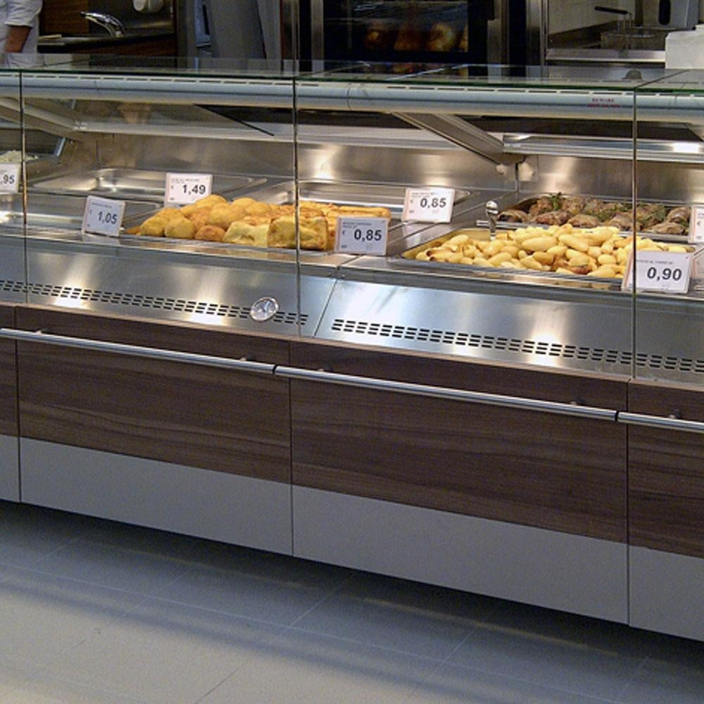 Heated Serve-Over Counter, Stainless Steel Interior