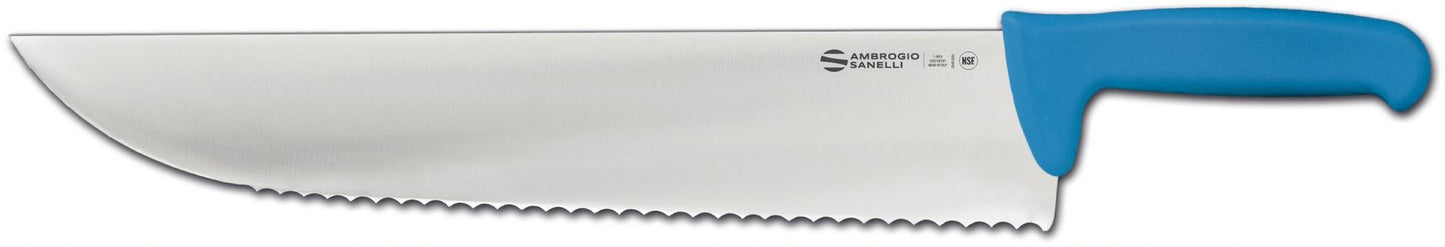 Supra Slicing Knife, Serrated, 360 mm, Blue