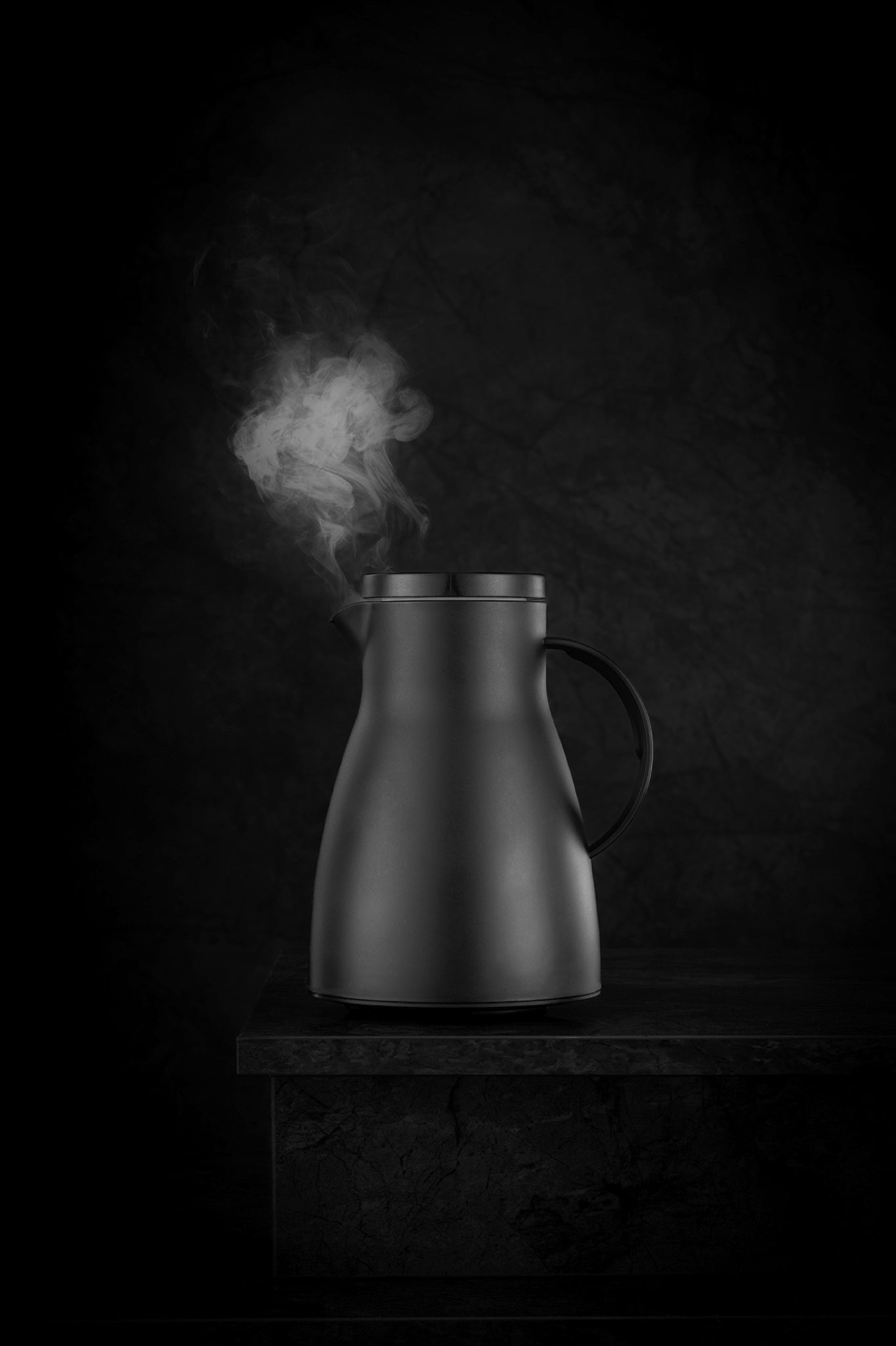 Was Black Polypropylene Vacuum Jug, 0.8 L