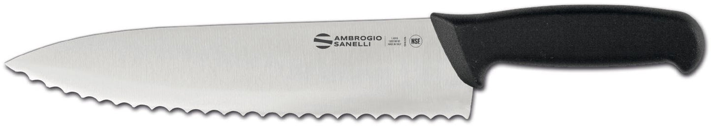 Chef's Knife, Serrated Edge, 240 mm