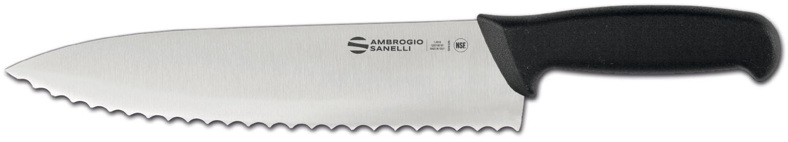 Chef's Knife, Serrated Edge, 240 mm