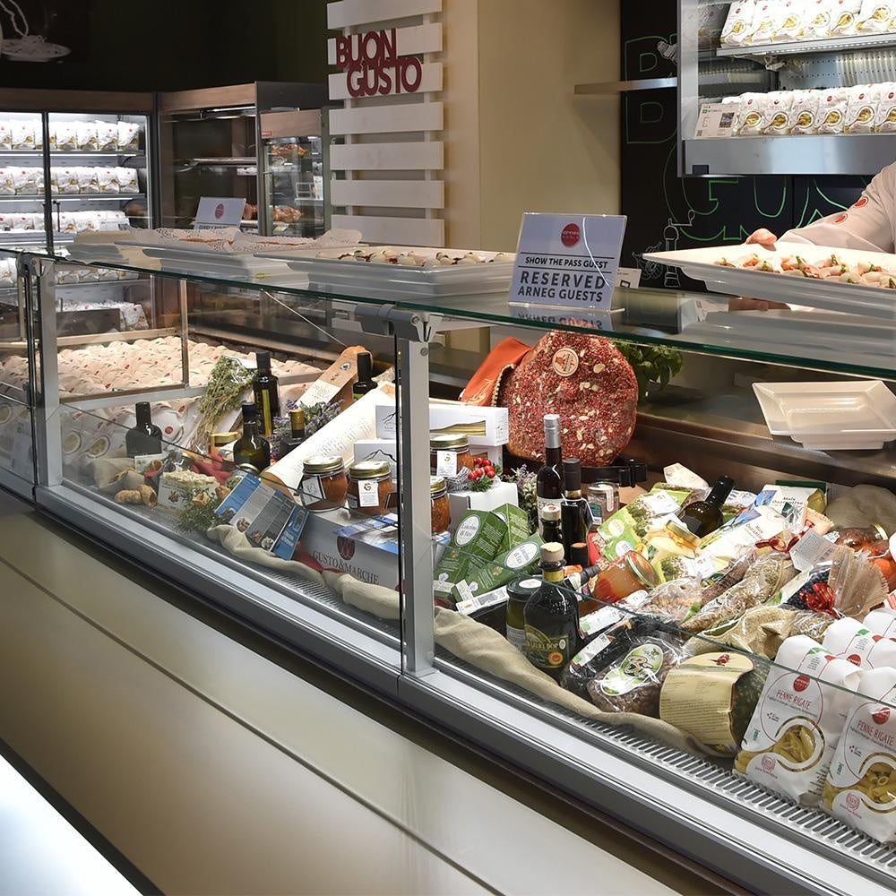 Modular Serve-Over Display Counter, 0/+65°C