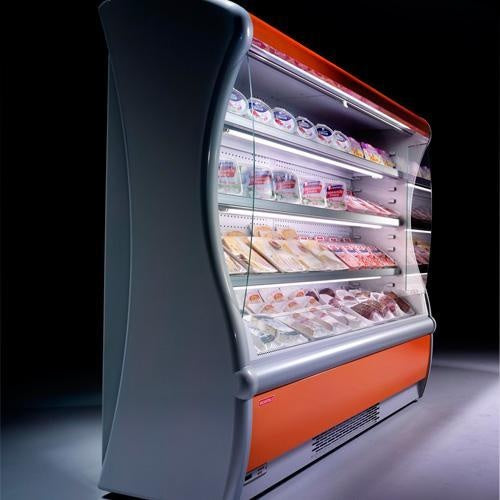 Open Multi-Deck Wall Cabinet, +2/+4°C, R290