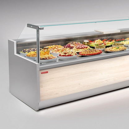 Modular Serve-Over Display Counter, 0/+65°C