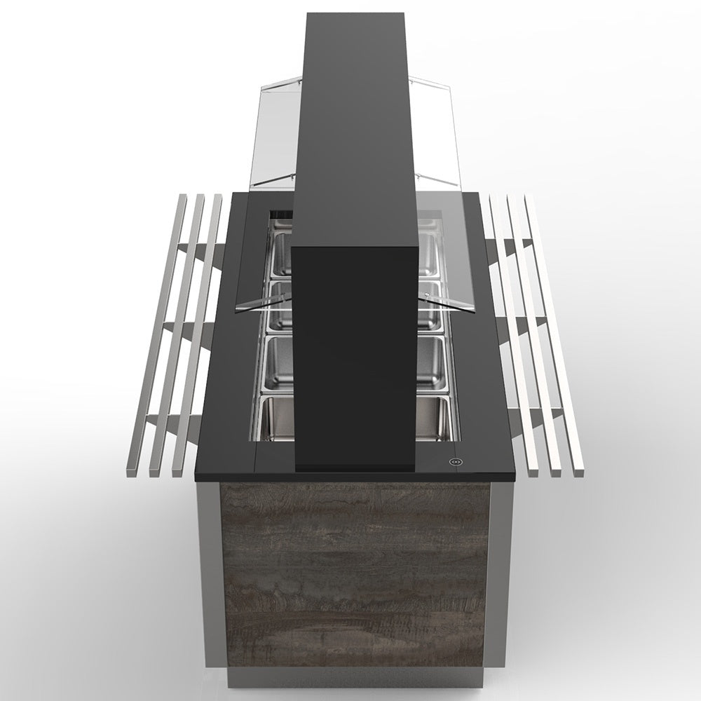Open Refrigerated Island, 1680–2180 mm, Plug-In