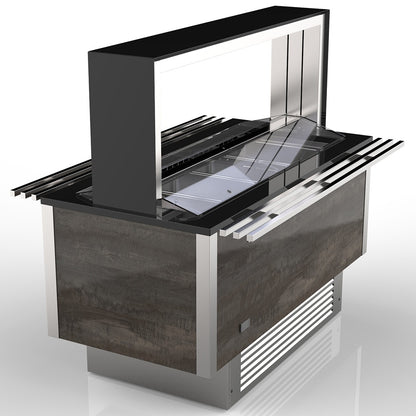 Open Refrigerated Island, 1680–2180 mm, Plug-In
