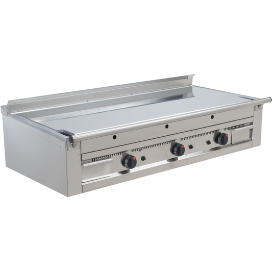 Gas Teppanyaki Griddle, 3 Zones, 17.4 kW, 1400 mm