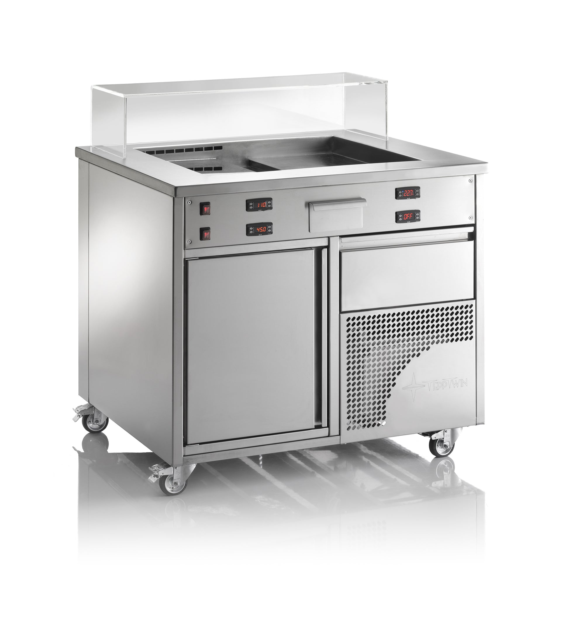 Refrigerated Teppanyaki Ice Plate, 2.93 kW, 230 V