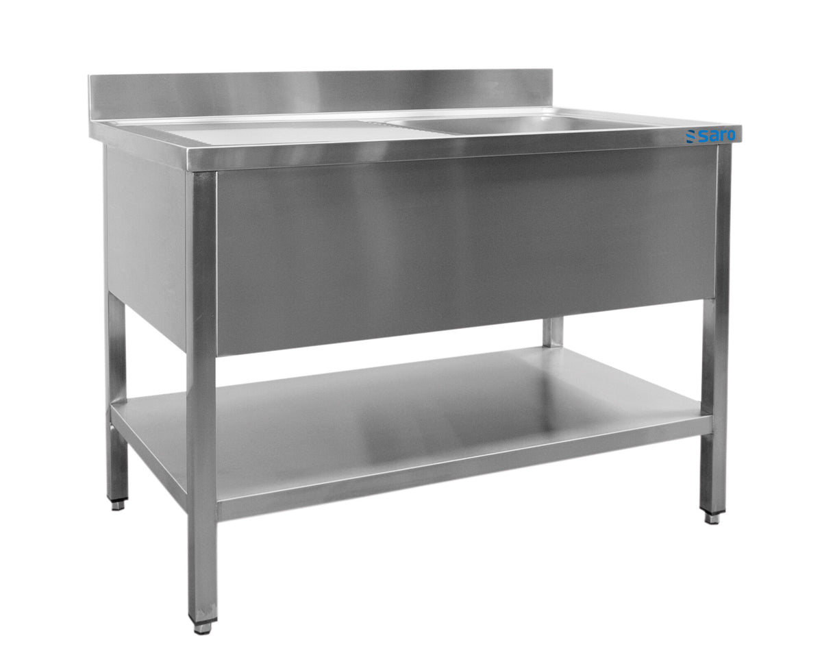 Saro Sink with 1 basin, right - 700 mm depth, 1000mm
