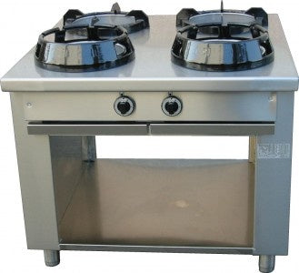 Induction Wok Cooker Range, Stainless Steel