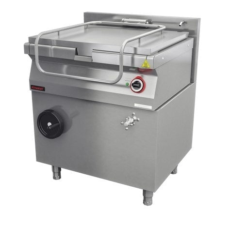 Tilting Electric Bratt Pan, 50 L, 9 kW, 50-270°C