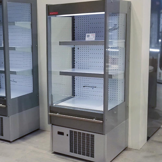 Open Semi-Vertical Display Cabinet, 165 cm, +2/+4°C
