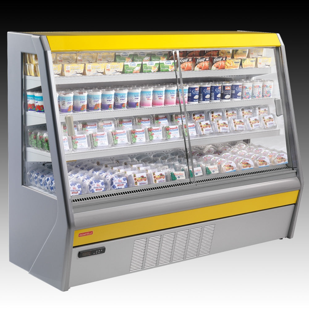Eagle Semi-Vertical Display Fridge, 0/+2°C, R290