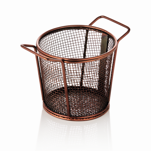 Was Copper Serving & Deep-Frying Basket, Ø95 mm II