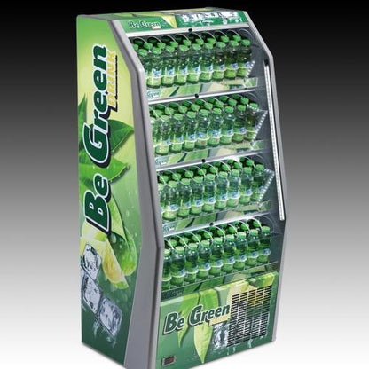 Semi-Vertical Beverage Display, Plug-In, R290