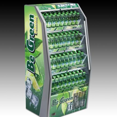 Semi-Vertical Beverage Display, Plug-In, R290