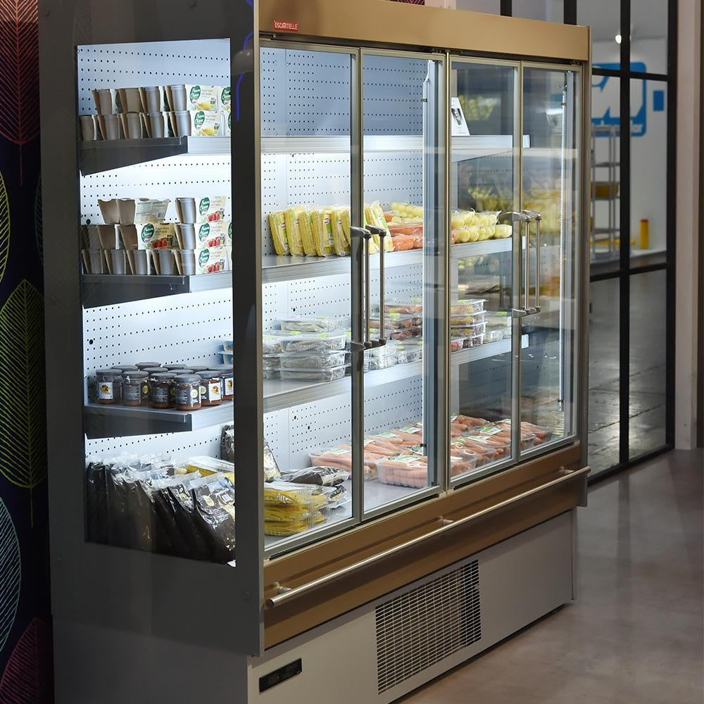 Swan Vertical Multi-Deck Display, 0/+4°C, R290