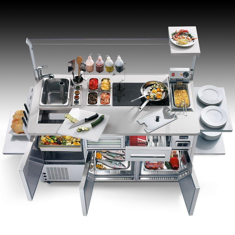 Chef on Show Serve-Over Counter
