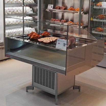 Idra Display Counter, 0/+2°C, R290, Self/Serve-Over